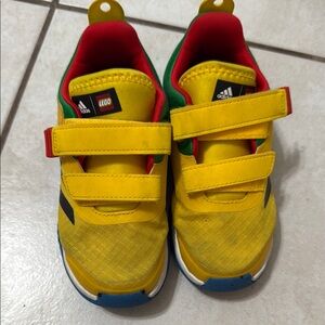 Adidas Lego Kids Yellow Sneakers with LEGO Design